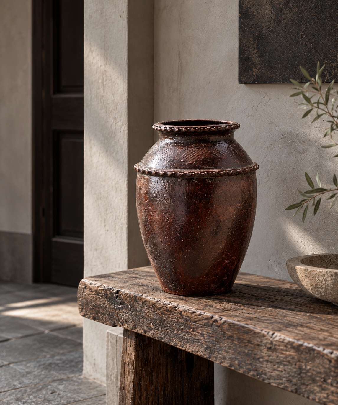 Vintage Chinese Black Pottery Storage Jar |One-of-a-Kind Rural Find
