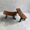 Antique Chinese Wooden Headrest | Vintage Wooden Pillow • Wabi-Sabi Folk Art